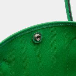 Pre Owned Hermes Green Toile and Negonda Garden Party 36