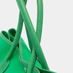 Pre Owned Hermes Green Toile and Negonda Garden Party 36