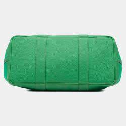 Pre Owned Hermes Green Toile and Negonda Garden Party 36