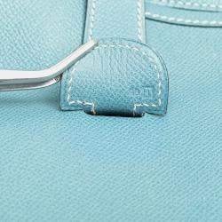 مملوكة مسبقًا Hermes Blue Clemence Evelyne II PM