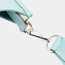 مملوكة مسبقًا Hermes Blue Clemence Evelyne II PM