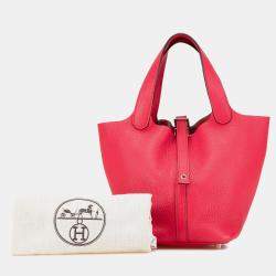 Pre Owned هيرمس كليمنس بيكوتين لوك 18 زهري