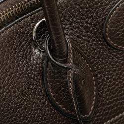 Pre Owned حقيبة هيرمس بوليد 35 كليمنس بني