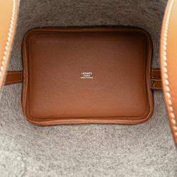 Pre Owned حقيبة هيرمس بيكوتين لوك 18 فيوتر بني سويفت