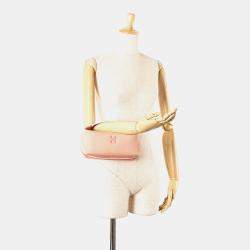 مملوكة مسبقًا Hermes Pink Small Canvas Bride A Brac Case