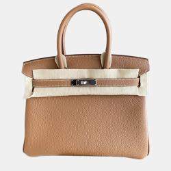 Pre Owned Hermes Birkin 30 Gold Togo with Palladium Hardware