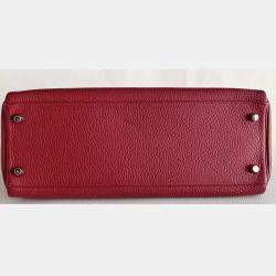 مملوكة مسبقًا Hermes Kelly 32 red Togo with palladium hardware