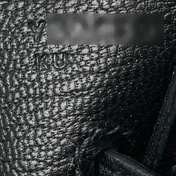 مملوكة مسبقًا Hermes Birkin 30 Rose Gold Finish Noir Ostrich Tote