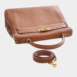 مملوكة مسبقًا حقيبة هيرمس كيلي II 32 روتورني لون بني توغو