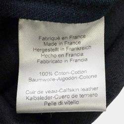 Pre Owned Hermes Blue Toile Aline Grooming Bag