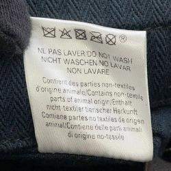 Pre Owned Hermes Blue Toile Aline Grooming Bag