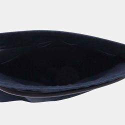 Pre Owned Hermes Blue Toile Aline Grooming Bag