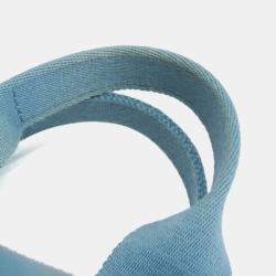 مملوكة مسبقًا حقيبة هيرمس فالباريزو بوليستر قطن أزرق PM