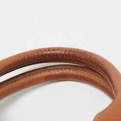 مملوكة مسبقًا حقيبة هيرمس سينتور MM تويال طبيعي جلد نيغوندا ذهبي