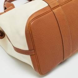 مملوكة مسبقًا حقيبة هيرمس سينتور MM تويال طبيعي جلد نيغوندا ذهبي