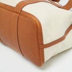 مملوكة مسبقًا حقيبة هيرمس سينتور MM تويال طبيعي جلد نيغوندا ذهبي