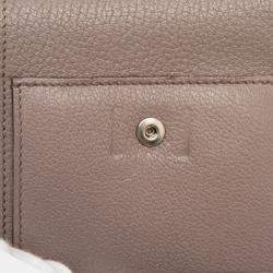 مملوكة مسبقًا Hermes Brown Epsom Bearn Compact Wallet