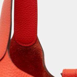 Pre Owned حقيبة هيرمس بيكوتين لوك 26 برتقالي كليمونس