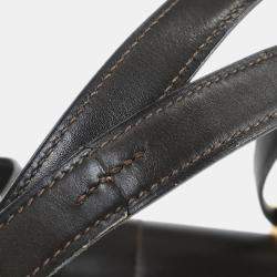 Pre Owned Hermes Brown Box Calf Leather Shoulder Bag