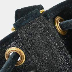 مملوكة مسبقًا حقيبة هيرمس ماركيت بي إم دوبلي سوداء كتف دلو