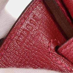 Pre Owned حقيبة هيرمس بيركين 30 روبي جلد توغو