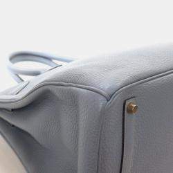 Pre Owned Hermes Bleu Lin Togo Birkin 35
