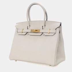 Pre Owned Hermes Craie Togo Special Order Birkin 30