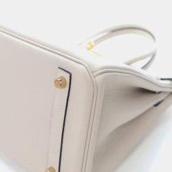 Pre Owned Hermes Craie Togo Special Order Birkin 30