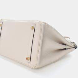 Pre Owned Hermes Craie Togo Special Order Birkin 30