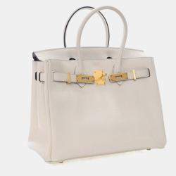 Pre Owned Hermes Craie Togo Special Order Birkin 30