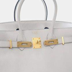 Pre Owned Hermes Craie Togo Special Order Birkin 30