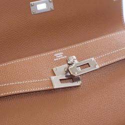 مملوكة مسبقًا Hermes Brown Epsom Kelly Longue Wallet