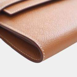 مملوكة مسبقًا Hermes Brown Epsom Kelly Longue Wallet