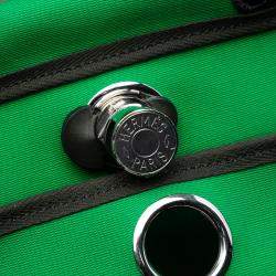 Pre Owned Hermes Black Green Toile Herbag A Dos Zip Retourne Backpack