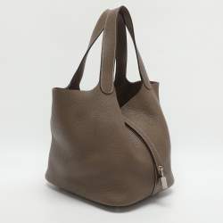 مملوكة مسبقًا حقيبة هيرمس بيكوتين لوك 22 جلد إيتان تورليون إيتوب