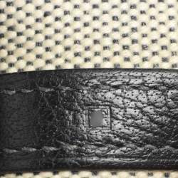 Pre Owned Hermes Garden Party 36 Beige/Black Toile Canvas and Negonda Leather Tote