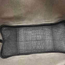 Pre Owned Hermes Garden Party 36 Beige/Black Toile Canvas and Negonda Leather Tote