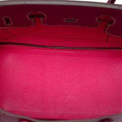 Pre Owned حقيبة هيرمس بيركين ريتورن 35 كاندي فيرسو إيبسوم زهري