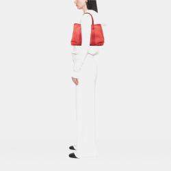 Pre Owned Hermes Pink Red Toile and Negonda Garden Party 36