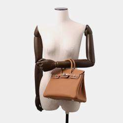 مملوكة مسبقًا حقيبة هيرميس بيركين 25 جلد توغو ذهبي