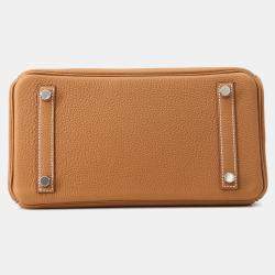 مملوكة مسبقًا حقيبة هيرميس بيركين 25 جلد توغو ذهبي