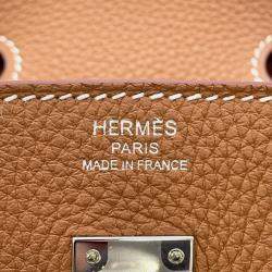 مملوكة مسبقًا حقيبة هيرميس بيركين 25 جلد توغو ذهبي