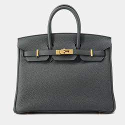 مملوكة مسبقًا Hermes Birkin New Vert Fonce Togo Leather Size 25