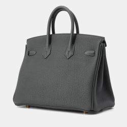 مملوكة مسبقًا Hermes Birkin New Vert Fonce Togo Leather Size 25