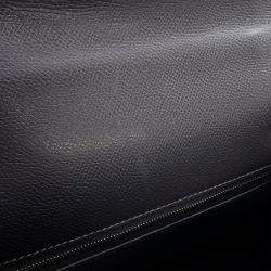 مملوكة مسبقًا Hermes Kelly Sellier Graphite Courchevel Size 32