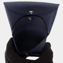 مملوكة مسبقًا Hermes Calvi Duo Blue Nuit Epsom