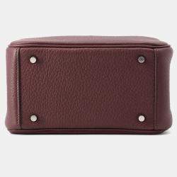 Pre Owned حقيبة هيرمس ليندي روجسيلير توريلون كليمونس بحجم ميني