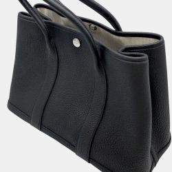 مملوكة مسبقًا حقيبة هيرمس غاردن بارتي جلد نيغوندا أسود مقاس تي بي إم