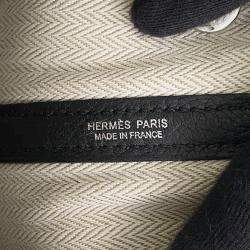 مملوكة مسبقًا حقيبة هيرمس غاردن بارتي جلد نيغوندا أسود مقاس تي بي إم