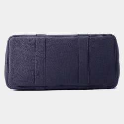 مملوكة مسبقًا حقيبة هيرمس غاردن بارتي بلو إنديجو جلد نيجوندا مقاس صغير